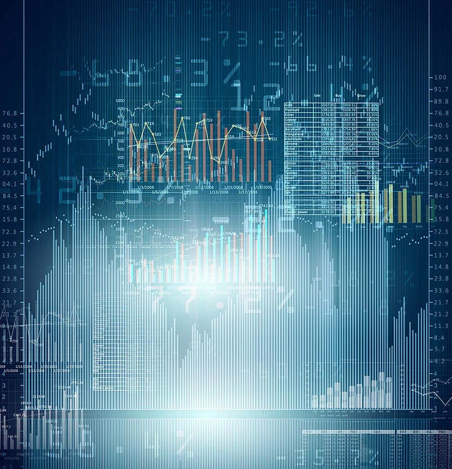 Abstract high tech background with graphs and diagrams-2