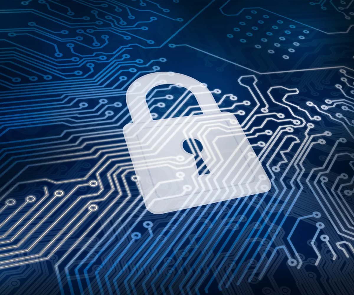 Lucchetto per la cybersecurity e sicurezza informatica